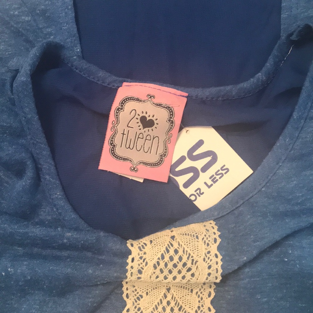 Girls Blue Top - Picture 4 of 4